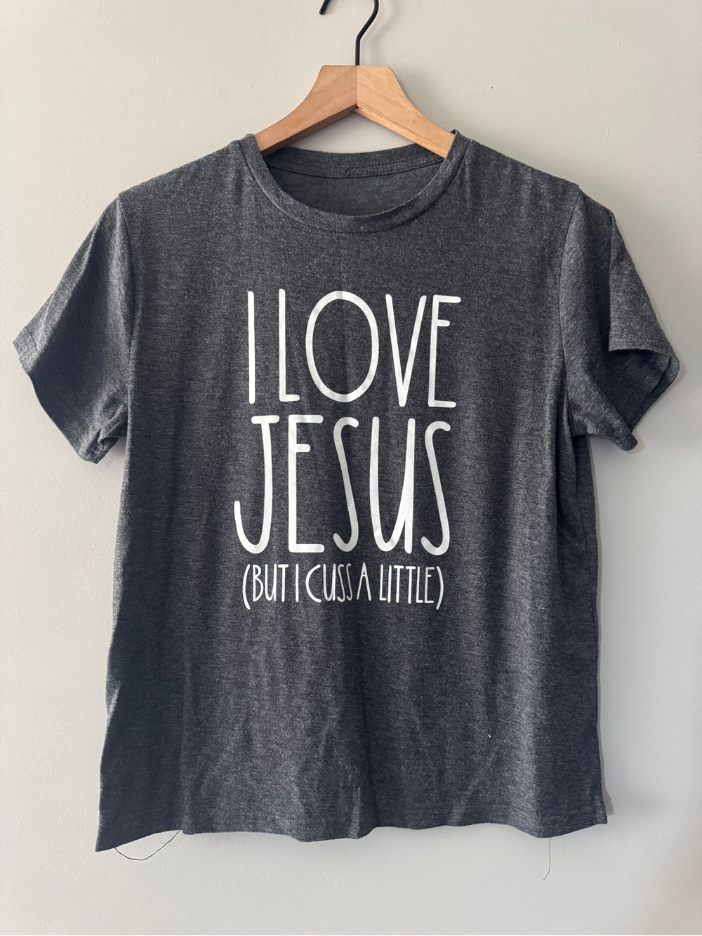 SHEIN | I love Jesus but I cuss a little | S